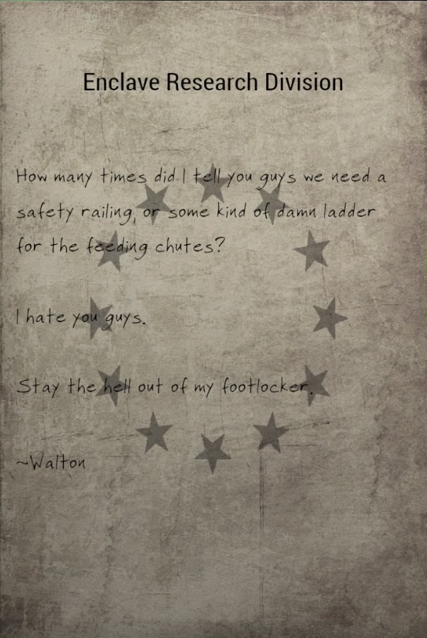 Fallout 76 A Satisfied Conscience Id Card